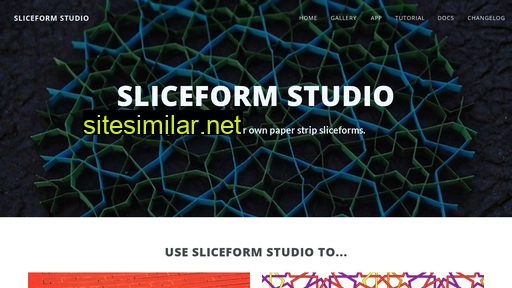 Sliceformstudio similar sites