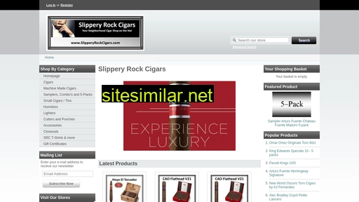 slipperyrockcigars.com alternative sites