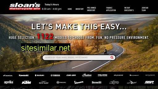 sloansmotorcycle.com alternative sites