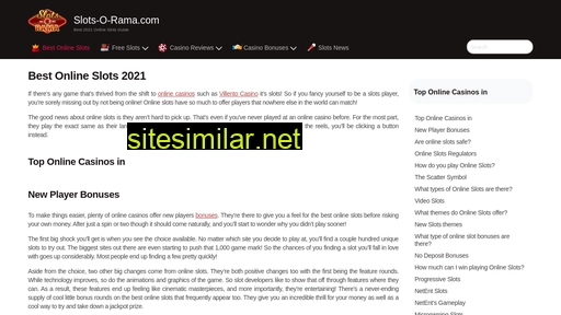slots-o-rama.com alternative sites