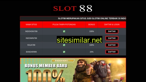Slot88indo similar sites