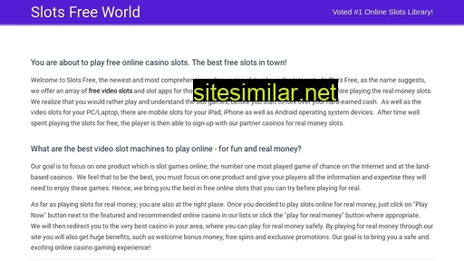 slotsfree.com alternative sites