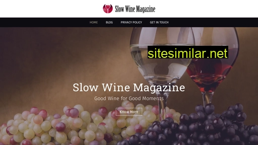 Slowwinemagazine similar sites