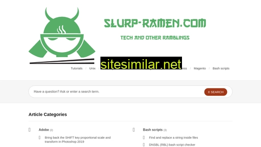 slurp-ramen.com alternative sites