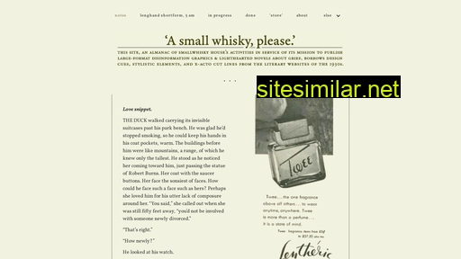 Smallwhisky similar sites