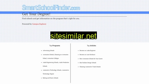 smartschoolfinder.com alternative sites