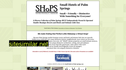smallhotelsofpalmsprings.com alternative sites
