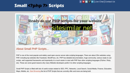 smallphpscripts.com alternative sites