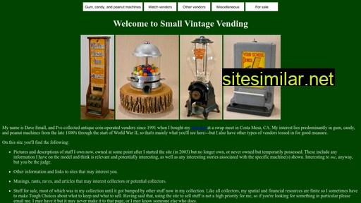 smallvintagevending.com alternative sites