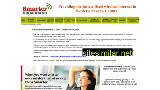 smarterbroadband.com alternative sites