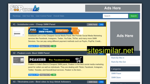 smmpanellist.com alternative sites