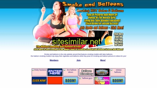 Smokeandballoons similar sites