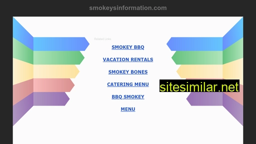 Smokeysinformation similar sites