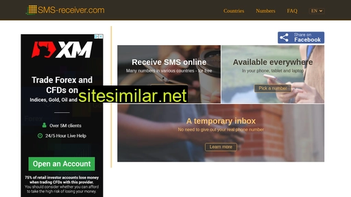 sms-receiver.com alternative sites