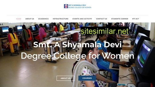 smtashyamaladevidegreecollege.com alternative sites