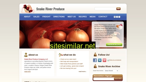 Snakeriverproduce similar sites