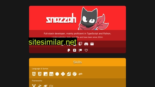 snazzah.com alternative sites