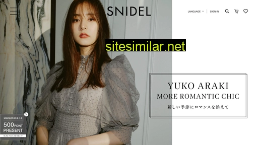 snidel.com alternative sites