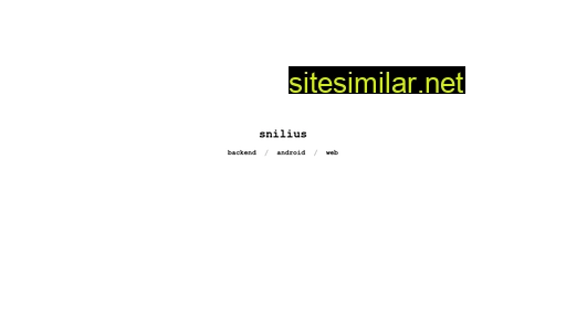 snilius.com alternative sites