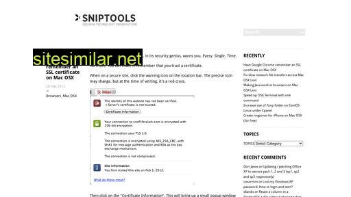 sniptools.com alternative sites