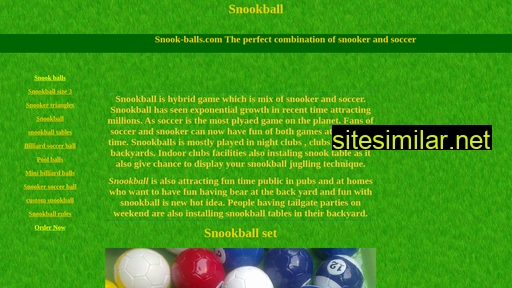 Snook-balls similar sites