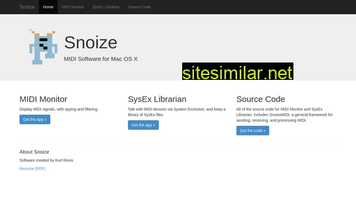 snoize.com alternative sites