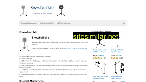 Snowballmic similar sites