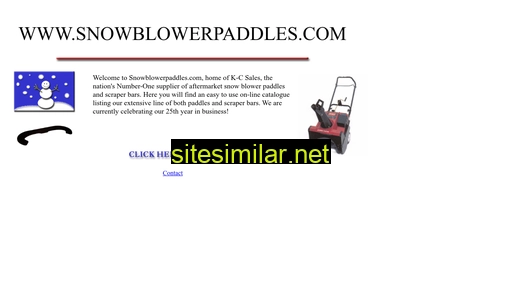 snowblowerpaddles.com alternative sites
