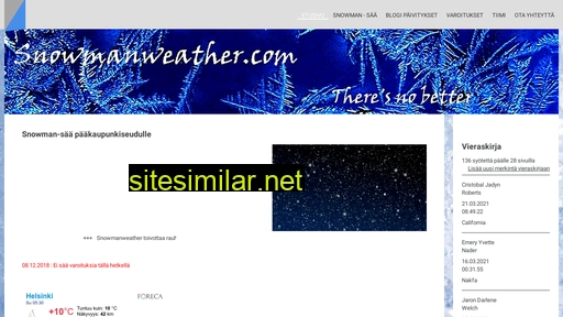 snowmanweather.com alternative sites