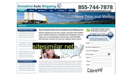 snowbirdautoshipping.com alternative sites