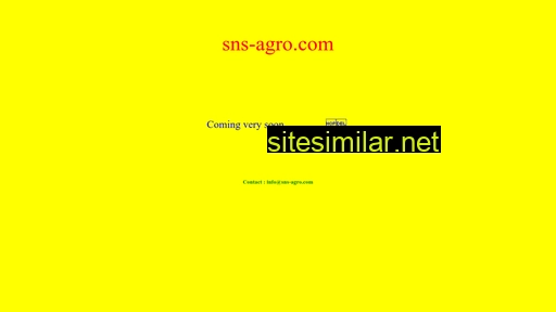 sns-agro.com alternative sites