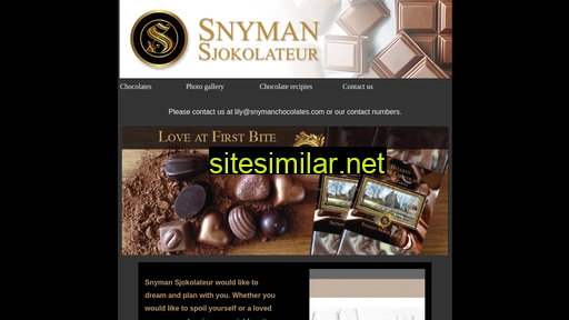 snymanchocolates.com alternative sites
