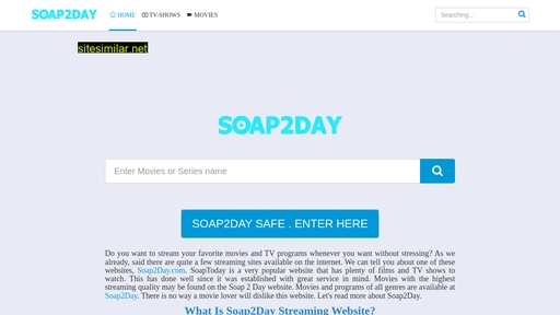 soap2daysafe.com alternative sites