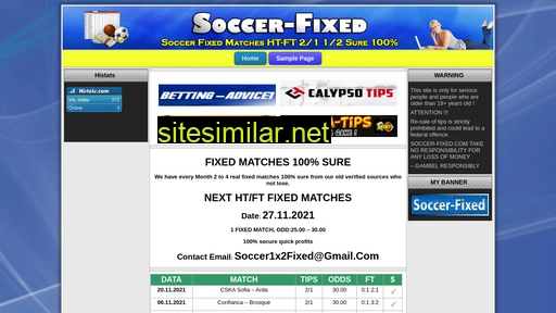 soccer-fixed.com alternative sites