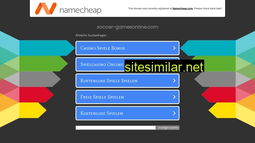 Soccer-gamesonline similar sites