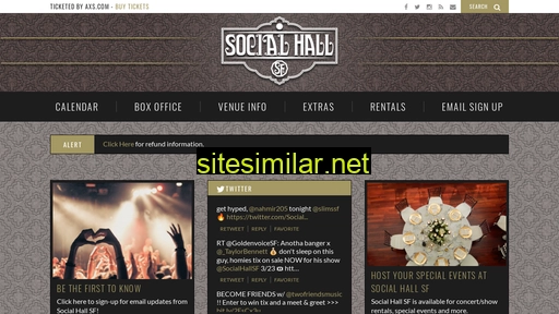 Socialhallsf similar sites