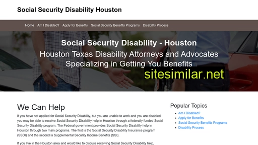 social-security-disability-houston.com alternative sites