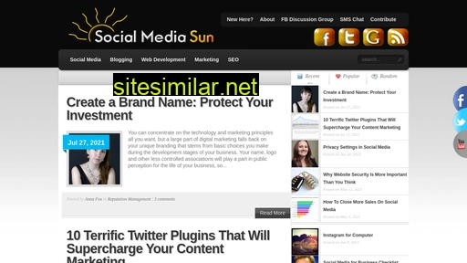 socialmediasun.com alternative sites