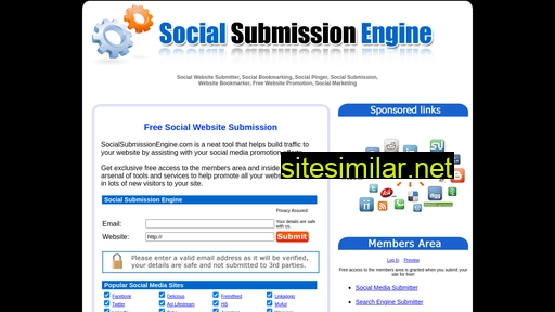 socialsubmissionengine.com alternative sites