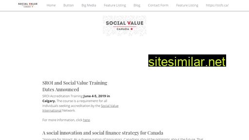 Socialvalue-canada similar sites