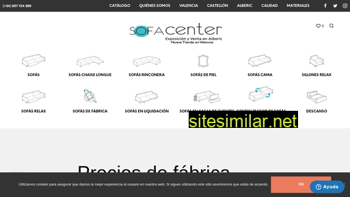 sofacentervalencia.com alternative sites