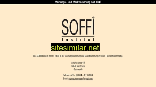 soffi-institut.com alternative sites
