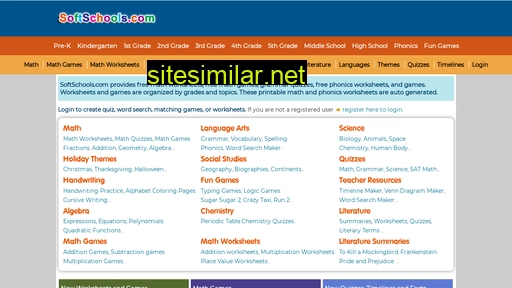 softschools.com alternative sites