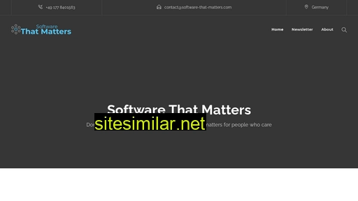 software-that-matters.com alternative sites