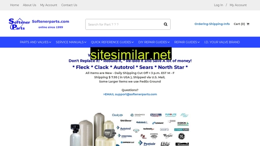 softenerparts.com alternative sites