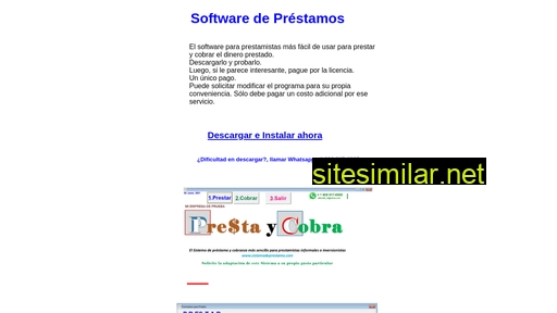 softwaredeprestamo.com alternative sites