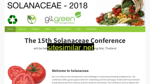 Solanaceae2018 similar sites