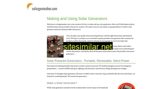 solargenmaker.com alternative sites