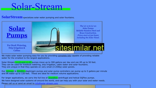 solar-stream.com alternative sites