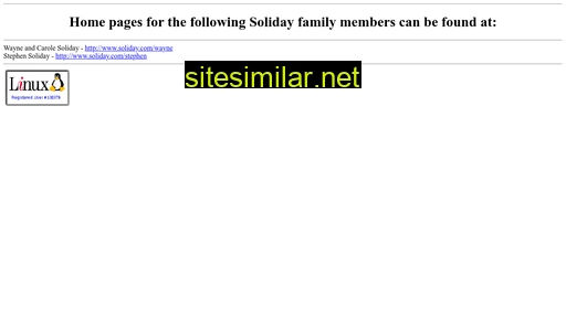 Soliday similar sites